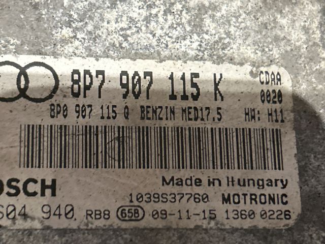 bontott AUDI A3 Motorvezérlő