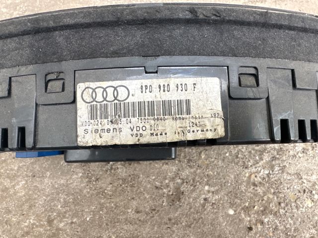 bontott AUDI A3 Kilométeróra