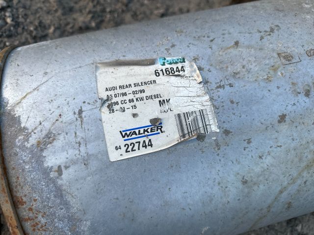 bontott AUDI A3 Komplett Kipufogó Rendszer