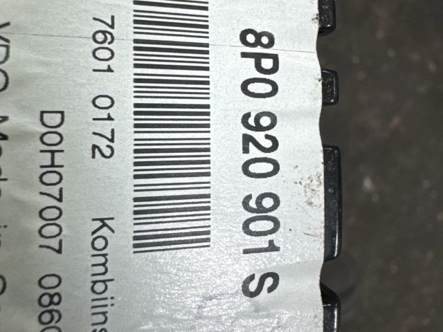 bontott AUDI A3 Kilométeróra