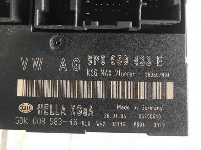 bontott AUDI A3 Komfort Elektronika