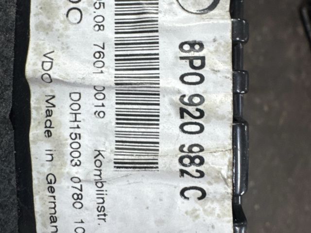 bontott AUDI A3 Kilométeróra