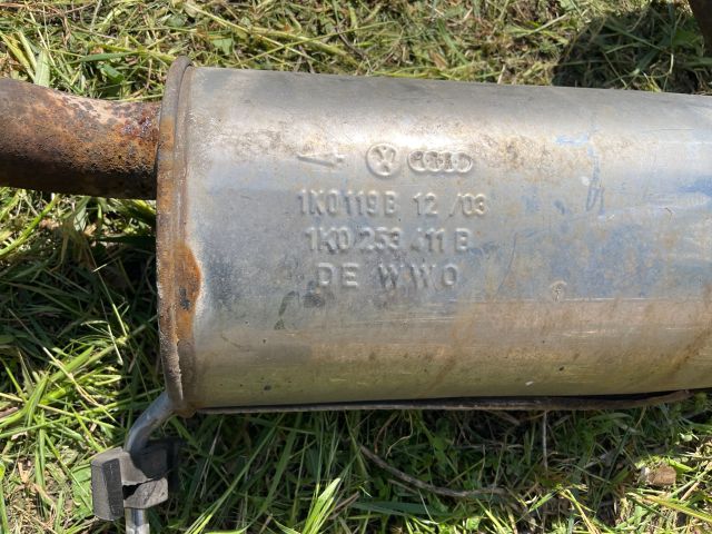 bontott AUDI A3 Komplett Kipufogó Rendszer