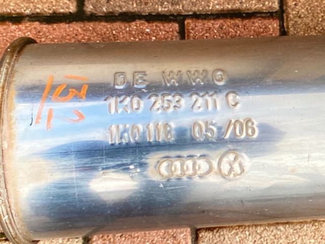 bontott AUDI A3 Komplett Kipufogó Rendszer