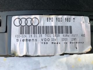 bontott AUDI A3 Kilométeróra