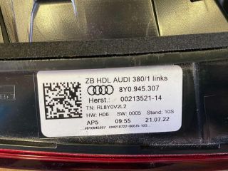 bontott AUDI A3 Bal Belső Hátsó Lámpa