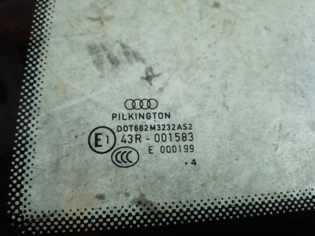 bontott AUDI A3 Bal C Oszlop Oldalablak Üveg