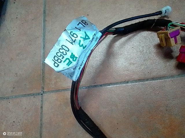 bontott AUDI A3 Bal első Ajtó Kábelköteg