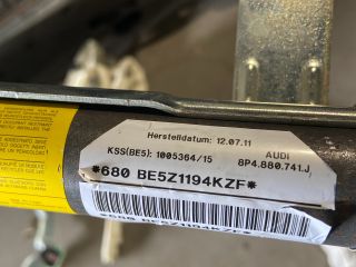 bontott AUDI A3 Bal első Függöny Légzsák