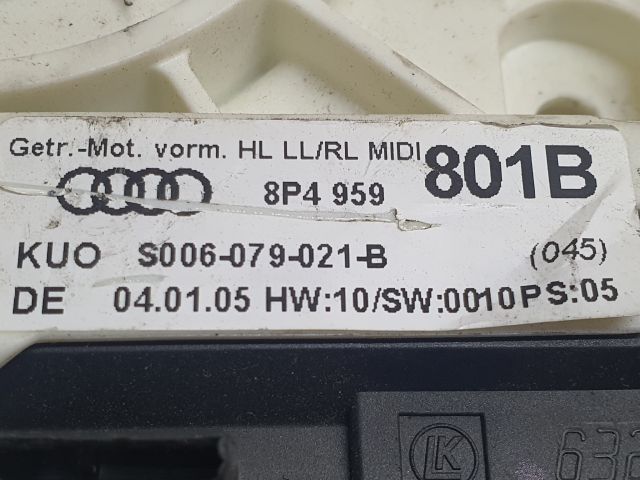 bontott AUDI A3 Bal hátsó Ablakemelő Motor