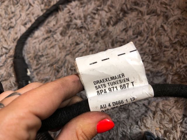 bontott AUDI A3 Bal hátsó Ajtó Kábelköteg