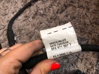 bontott AUDI A3 Bal hátsó Ajtó Kábelköteg