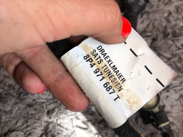 bontott AUDI A3 Bal hátsó Ajtó Kábelköteg