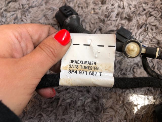 bontott AUDI A3 Bal hátsó Ajtó Kábelköteg