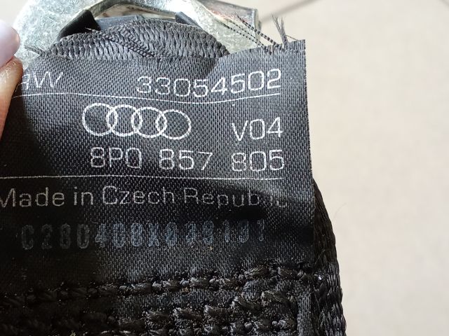 bontott AUDI A3 Bal hátsó Biztonsági Öv