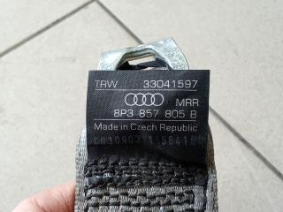 bontott AUDI A3 Bal hátsó Biztonsági Öv