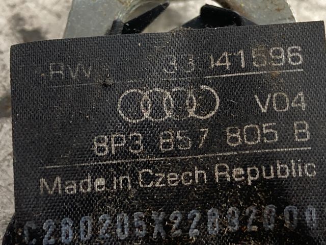 bontott AUDI A3 Bal hátsó Biztonsági Öv