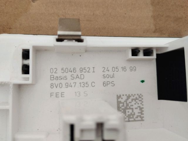 bontott AUDI A3 Belső Világítás Tetőablak Vezérlővel