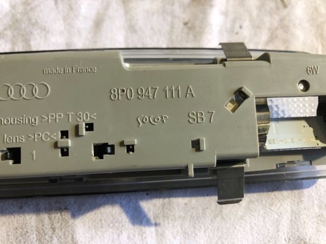 bontott AUDI A3 Beltér Világítás Hátsó