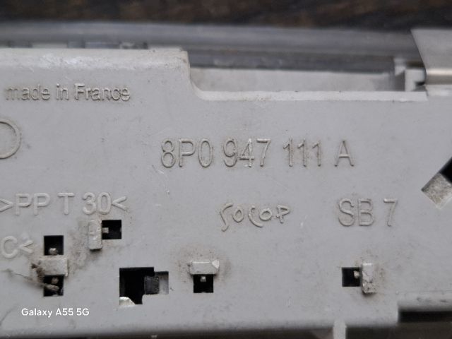 bontott AUDI A3 Beltér Világítás Hátsó