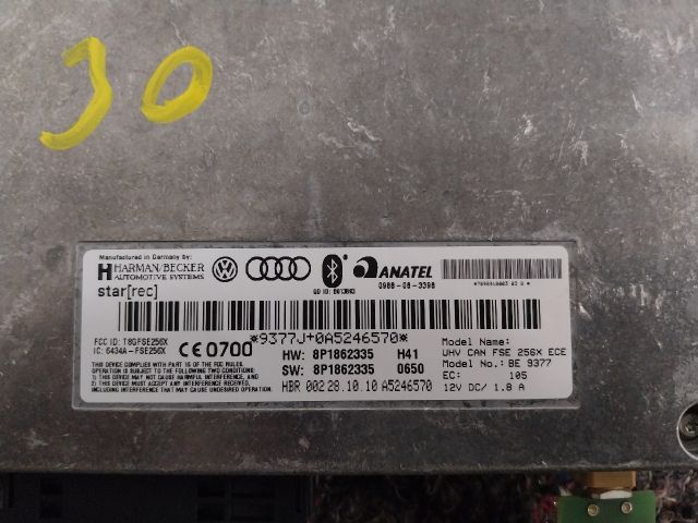 bontott AUDI A3 Bluetooth Elektronika