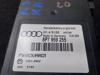 bontott AUDI A3 Cabrio Tetővezérlő