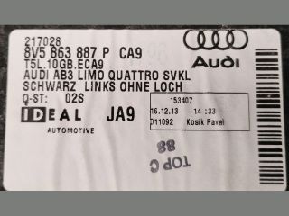 bontott AUDI A3 Csomagtér Kárpit
