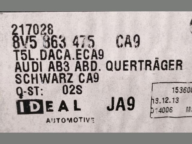 bontott AUDI A3 Csomagtér Kárpit