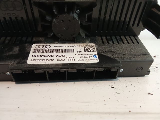 bontott AUDI A3 Fűtéskapcsoló (digit klímás)