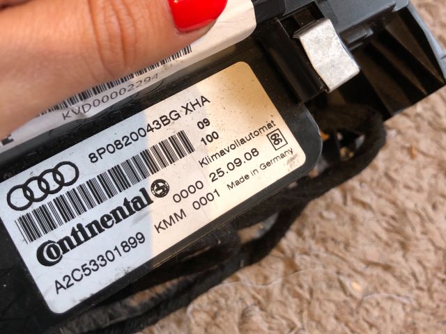 bontott AUDI A3 Fűtéskapcsoló (digit klímás)