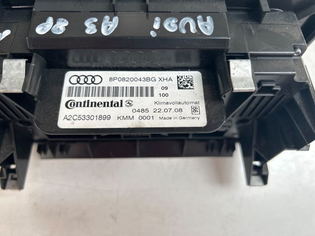 bontott AUDI A3 Fűtéskapcsoló (digit klímás)