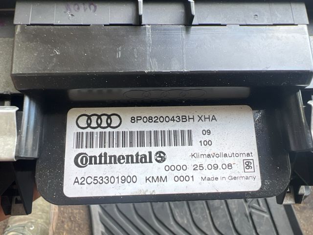 bontott AUDI A3 Fűtéskapcsoló (digit klímás)