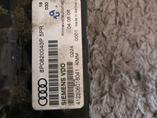 bontott AUDI A3 Fűtéskapcsoló (digit klímás)