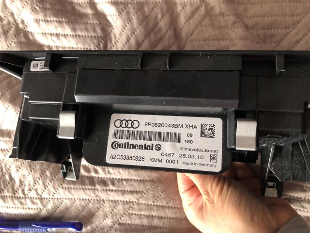 bontott AUDI A3 Fűtéskapcsoló (digit klímás)