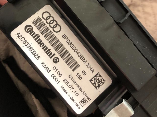 bontott AUDI A3 Fűtéskapcsoló (digit klímás)