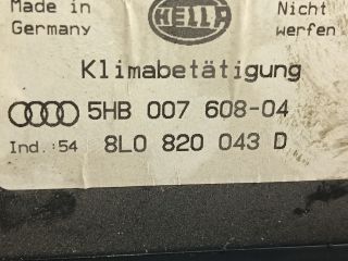 bontott AUDI A3 Fűtéskapcsoló (digit klímás)