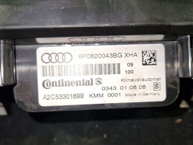 bontott AUDI A3 Fűtéskapcsoló (digit klímás)