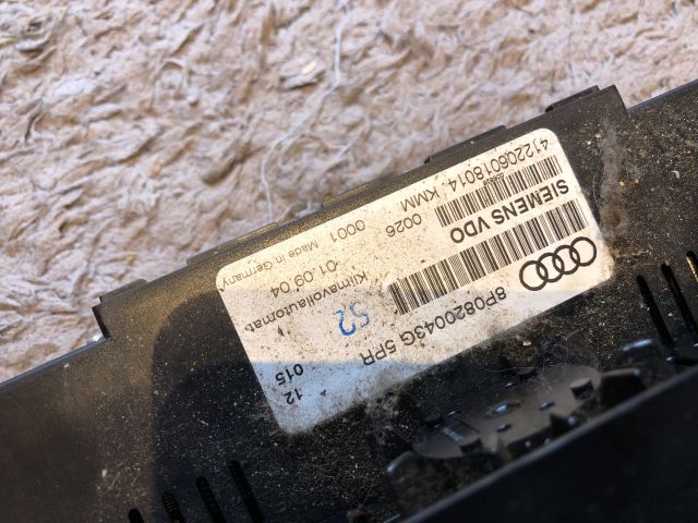 bontott AUDI A3 Fűtéskapcsoló (digit klímás)