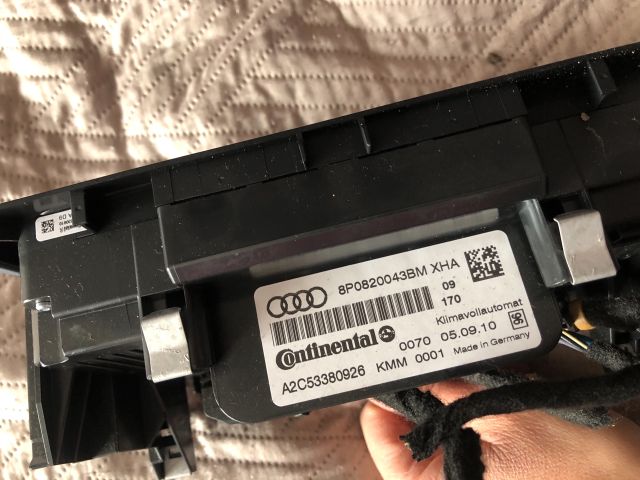 bontott AUDI A3 Fűtéskapcsoló (digit klímás)