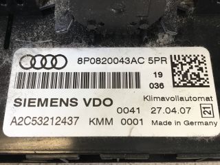 bontott AUDI A3 Fűtéskapcsoló (digit klímás)