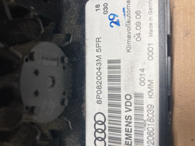 bontott AUDI A3 Fűtéskapcsoló (digit klímás)