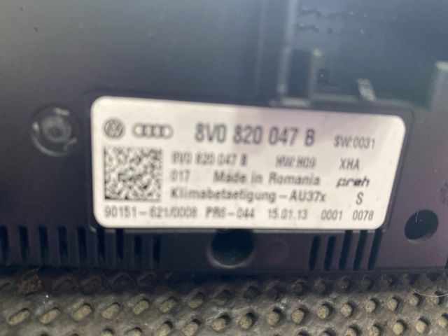 bontott AUDI A3 Fűtéskapcsoló (manuális klímás)