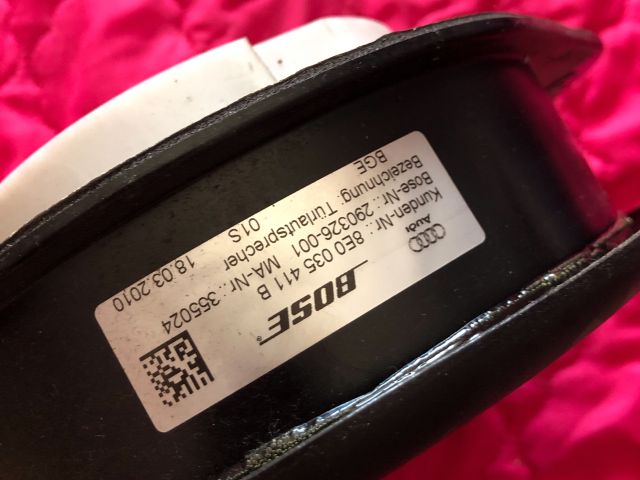 bontott AUDI A3 Hangszóró (Pozíciófüggetlen)