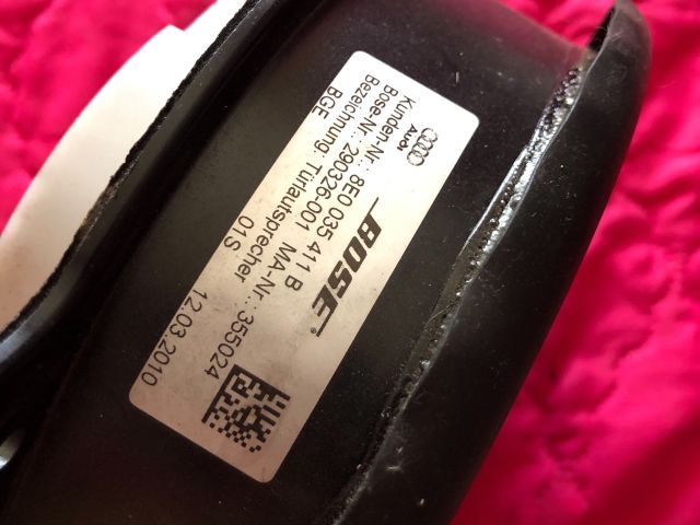 bontott AUDI A3 Hangszóró (Pozíciófüggetlen)