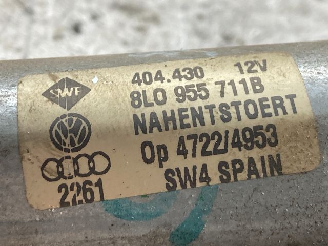 bontott AUDI A3 Hátsó Ablaktörlő Motor