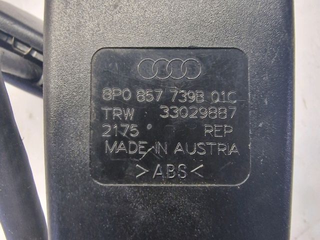 bontott AUDI A3 Hátsó középső Biztonsági Öv Csat