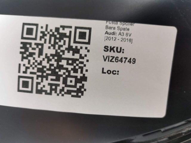 bontott AUDI A3 Hátsó Lökhárító Alsó (Műanyag)