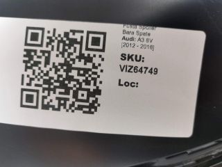 bontott AUDI A3 Hátsó Lökhárító Alsó (Műanyag)