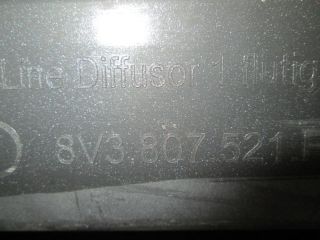 bontott AUDI A3 Hátsó Lökhárító Légterelő