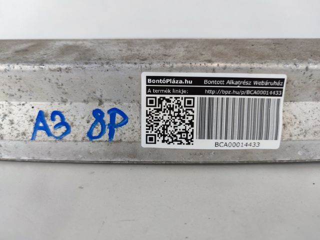 bontott AUDI A3 Hátsó Lökhárító Merevítő (Fém)